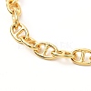 Brass Mariner Link Chains Necklaces X-NJEW-JN03718-5