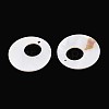 Natural Freshwater Shell Pendants SHEL-T020-45B-2