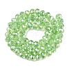 Electroplate Glass Beads Strands EGLA-A044-T8mm-B09-3