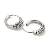 316 Surgical Stainless Steel Hoop Earrings EJEW-D096-13L-AS-2