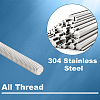 304 Stainless Steel M5 Full Screw Threaded Rod FIND-WH0290-51P-4