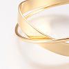 Brass Cuff Bangle BJEW-P168-C-3