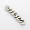 Men's Jewelry Making 201 Stainless Steel Curb Chains CHS-A003B-2.5mm-1