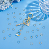 300Pcs 304 Stainless Steel Open Jump Rings STAS-UN0058-56G-04-2