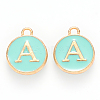 Golden Plated Alloy Enamel Charms LS-ENAM-S118-05A-1