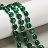 Natural Green Onyx Agate(Dyed & Heated) Beads Strands G-B153-B04-1