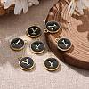 Golden Plated Alloy Charms ENAM-S118-02Y-5