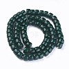 Opaque Solid Color Glass Beads Strands GLAA-A036-I13-2