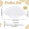 Plastic & Lace Folding Fan AJEW-WH0709-241A-2