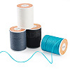 4 Rolls 4 Colors Round Waxed Polyester Cord YC-TA0001-21D-2