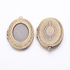 Romantic Valentines Day Ideas for Him with Your Photo Brass Locket Pendants ECF133-3AB-1