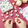 60Pcs 6 Styles UV Plating Acrylic Beads MACR-YW0003-71-2