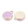 Alloy Enamel Pendants ENAM-Q002-01G-03-2
