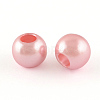 ABS Plastic Imitation Pearl European Beads MACR-R530-12mm-A13-1