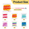 6Pcs 6 Colors Segment Dyed Polyester Embroidery Threads DIY-TAC0020-72-4