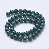 Synthetic Malachite Beads Strands G-D855-02-8mm-2