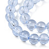 Baking Paint Transparent Glass Beads X1-DGLA-N006-8mm-12-3
