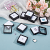 Square Plastic Loose Diamond Display Boxes CON-WH0092-61B-02-4