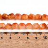 Dyed Natural White Jade Beads Strands G-T139-8mm-45U-5
