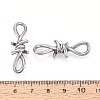 304 Stainless Steel Barbed Wire Links X-STAS-T072-138P-3