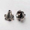 6-Petal Tibetan Style Alloy Bead Caps PALLOY-N0113-05-2