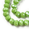Electroplate Glass Beads Strands EGLA-A034-P3mm-A28-3
