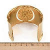 304 Stainless Steel Cuff Bangles for Women BJEW-D363-02A-G-3