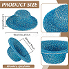 20Pcs 10 Colors EVA Round Fascinator Hat Base DIY-BC0015-78-2