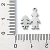 304 Stainless Steel Charms STAS-C097-31P-3