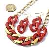 Acrylic Chains Jewelry Set SJEW-JS01288-01-2
