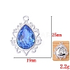 Glass Rhinestone Pendants FIND-WH0021-91S-014-1
