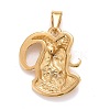 Ion Plating(IP) 304 Stainless Steel Pendants X-STAS-D165-14G-03-2