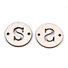 Unfinished Natural Poplar Wood Links Connectors WOOD-S045-140B-01S-2