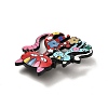Alloy Enamel Brooches X-JEWB-P013-18EB-3