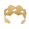 Ion Plating(IP) 304 Stainless Steel Hollow Open Cuff Bangles BJEW-S151-01G-03-3