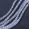 Electroplate Glass Beads Strands EGLA-A044-T1mm-B19-1