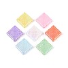 UV Plating Opaque Acrylic Beads OACR-T028-56-1
