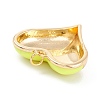 Brass Enamel Pendants KK-P201-24G-G-2