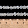Natural White Agate Round Beads Strand G-L086-6mm-11-5