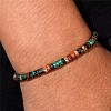 Natural Gemstone Beads Braided Bead Bracelets for Men Women YQ1322-3