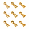 Brass Ice Pick Pinch Bails KK-KK06-G-1