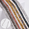 5 Yards Self Adhesive Resin Rhinestone Tape DIY-SP0002-49E-6