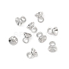 SHEGRACE Brass Bead Cap Bails XGRQ1U794-375P-2