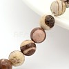 Natural Australian Agate Round Bead Strands G-M272-02-6mm-1