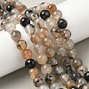 Natural Agate Beads Strands G-M437-C01-01V-5