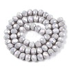 Electroplate Glass Beads Strands LS-EGLA-A044-P8mm-B19-3