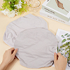 2Pcs 2 Colors Polyester Toilet Lid Dust Cover AJEW-CN0003-20B-3