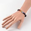 Natural Lava Rock Beaded Stretch Bracelets X-BJEW-JB02184-05-3