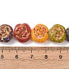 Painted Glass Beads Strands GLAA-B037-12C-12C-4