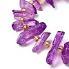 Natural Quartz Crystal Beads Strands G-F800-E-4